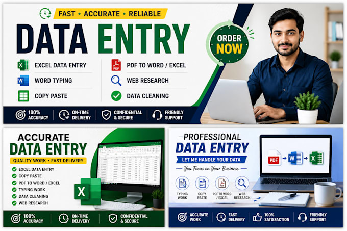 do accurate data entry and online form filling