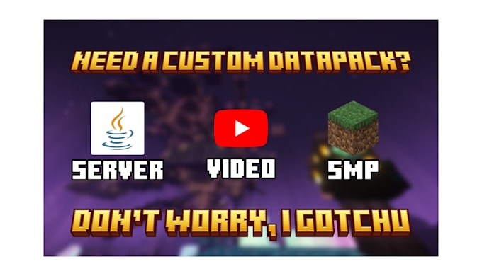 make a minecraft datapack for you