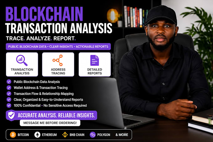 analyze blockchain transactions and trace crypto wallet activity