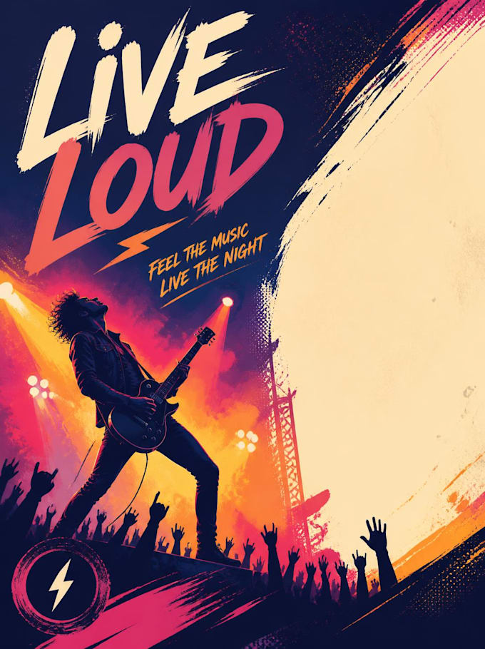 design an event or concert poster