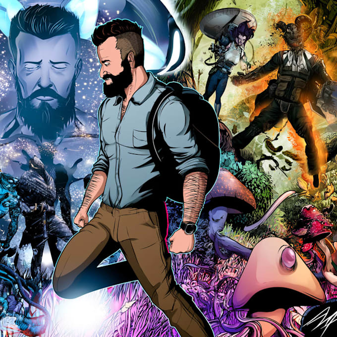 create ai comic book, illustrations any style