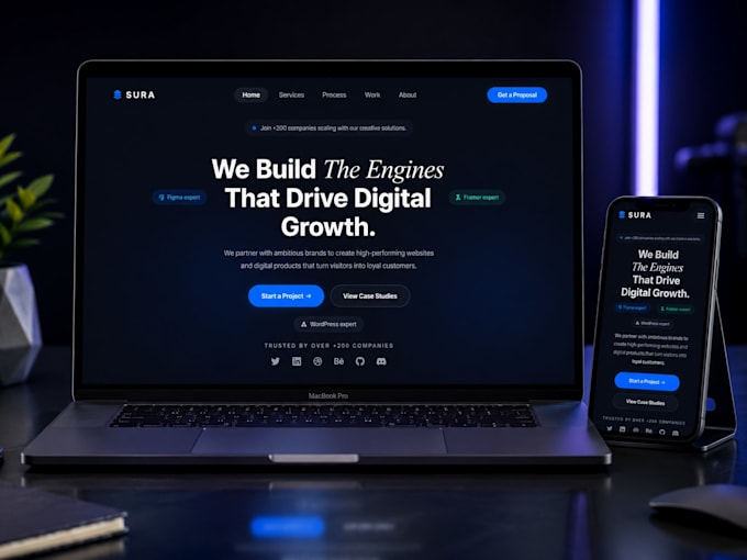convert PSD, figma to react js responsive website