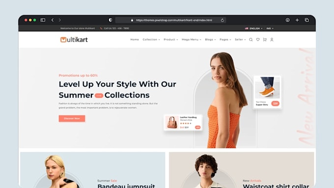 build a responsive frontend website