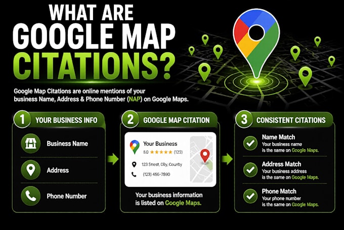 build google map citations for local business SEO