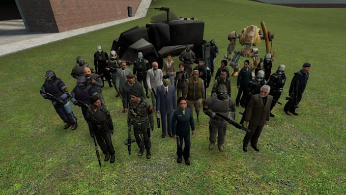 develop custom garrys mod addon port characters npcs and player models