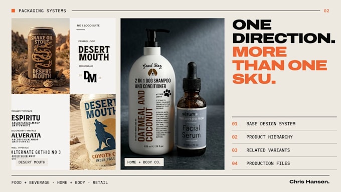 design retail packaging and product labels