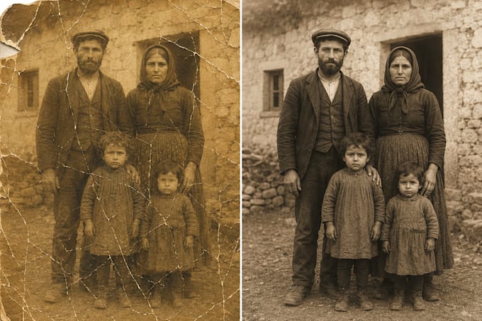 professionally restore your vintage photos