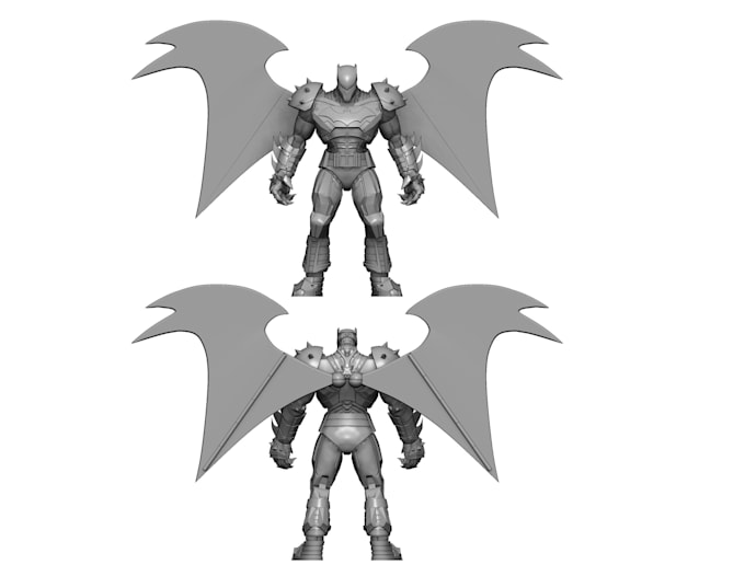 sculpt a custom 3dprintable action figure, character, or collectible