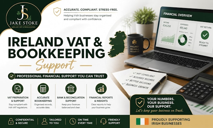 provide professional ireland vat and bookkeeping support