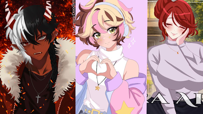 anime illustration, original character or fanart