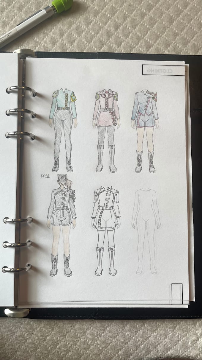 design your anime manga characters