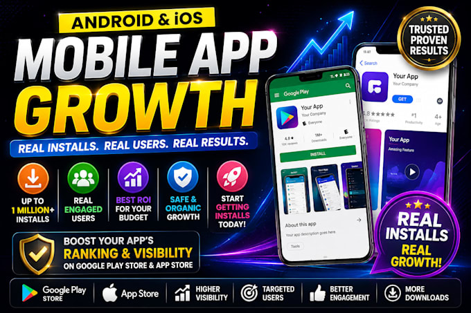 mobile app promotion actively to app install and users
