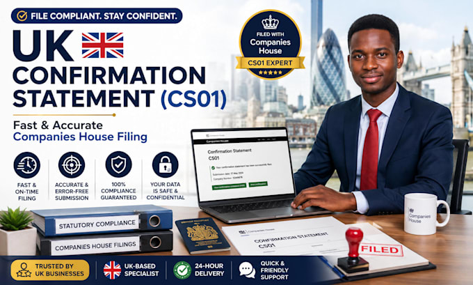 file your UK confirmation statement cs01 with companies house