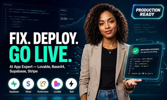 fix lovable app lovable to aws lovable to ios publish app fix bolt replit base44
