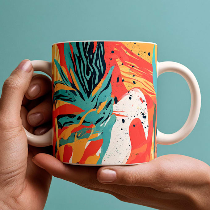 create a custom coffee mug design