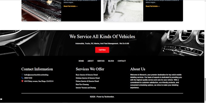 build a modern responsive custom website