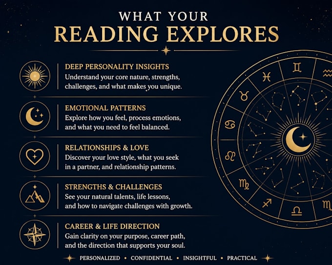create a personalized natal birth chart reading