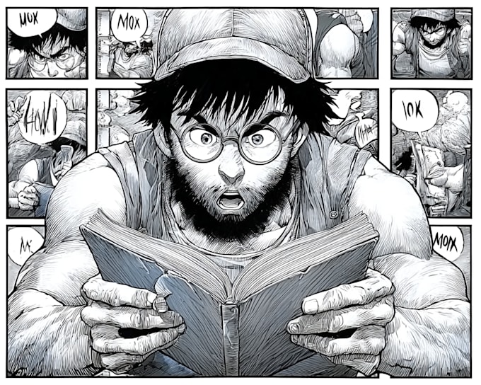 draw professional comic book pages and graphic novel art