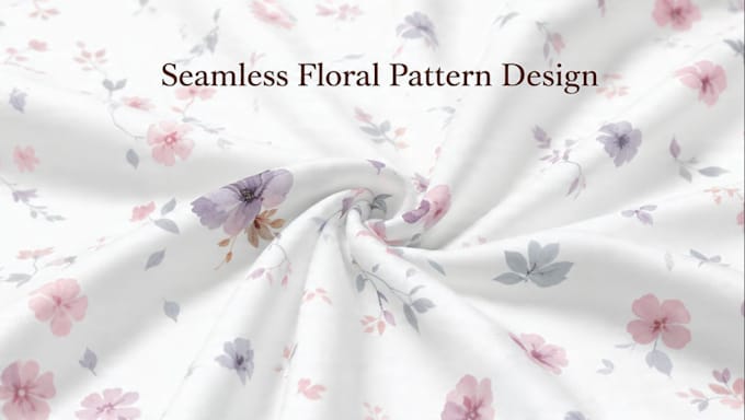 design seamless repeat textile pattern for fabric printing