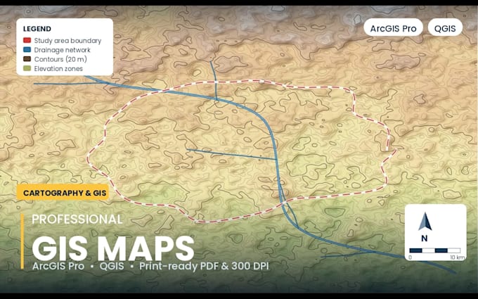 create professional gis maps and cartography in arcgis pro and qgis