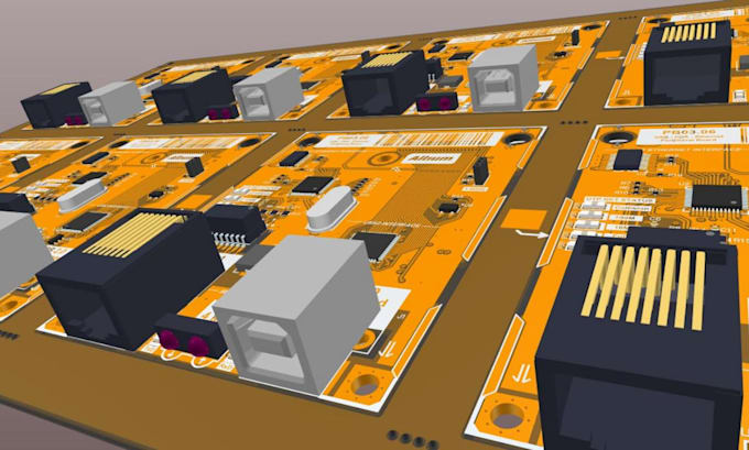 design a clean and professional pcb layout and schematics