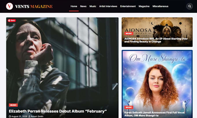 publish your article on a real music and entertainment magazine