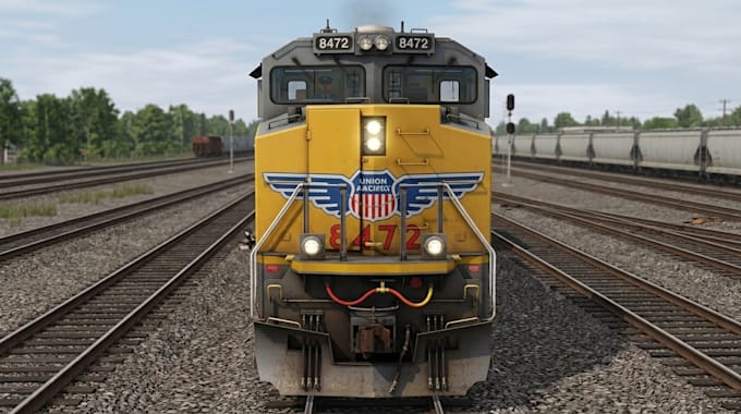 create high quality 3d train, tram and locomotive models for trainz and games