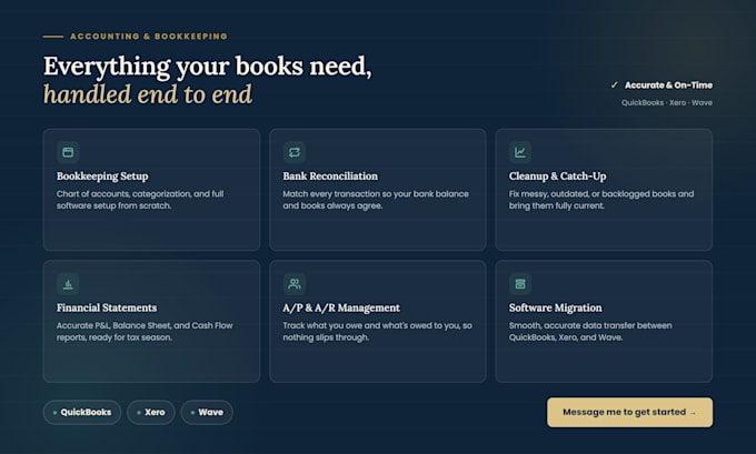 do accounting and bookkeeping using quickbooks online
