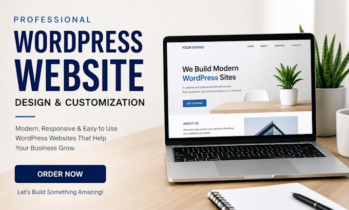 design and customize wordpress website