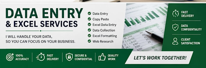 provide accurate data entry and excel services