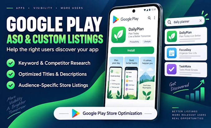 optimize your app with aso for more downloads on google play and app store