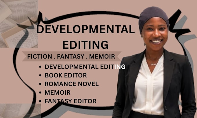 developmental edit fiction novel, fantasy, memoir