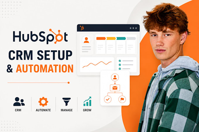 hubspot CRM setup workflow automation