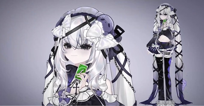 design custom live2d vtuber model, live2d rigging, streaming vtuber avatar