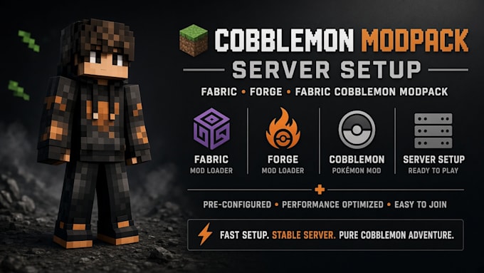 create minecraft modpack fabric forge fabric cobblemon modpack server setup