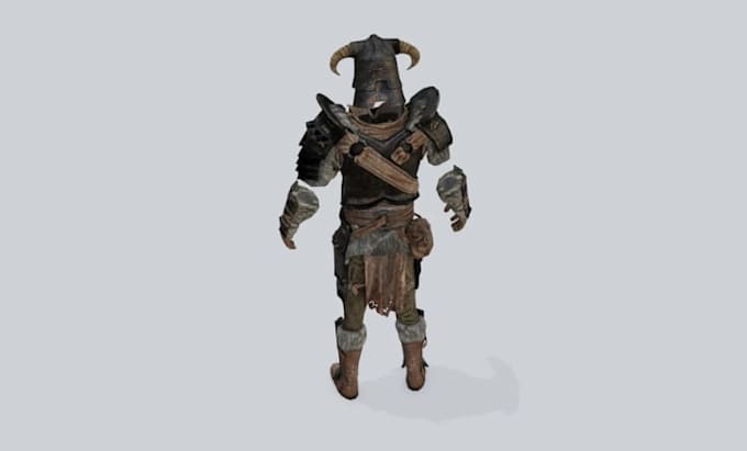 create 3d armor models, for skyrim, bannerlord and rpg games
