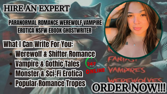 ghostwrite paranormal romance werewolf vampire erotica nsfw