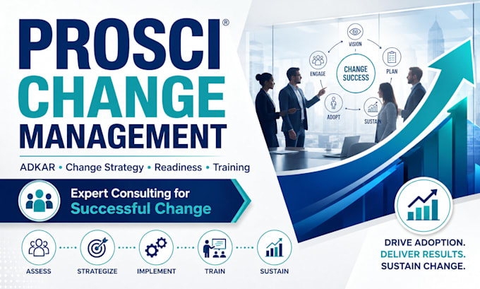 provide prosci adkar change management strategy and consulting