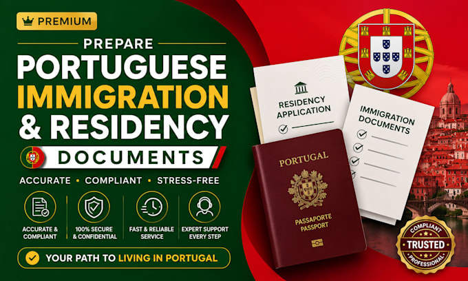 prepare portuguese immigration and residency documents