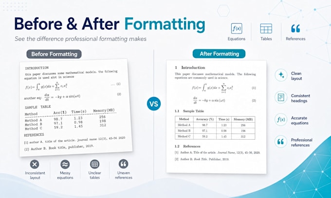 professionally format your latex and word technical documents