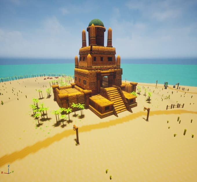 create a custom playable environment in ue5