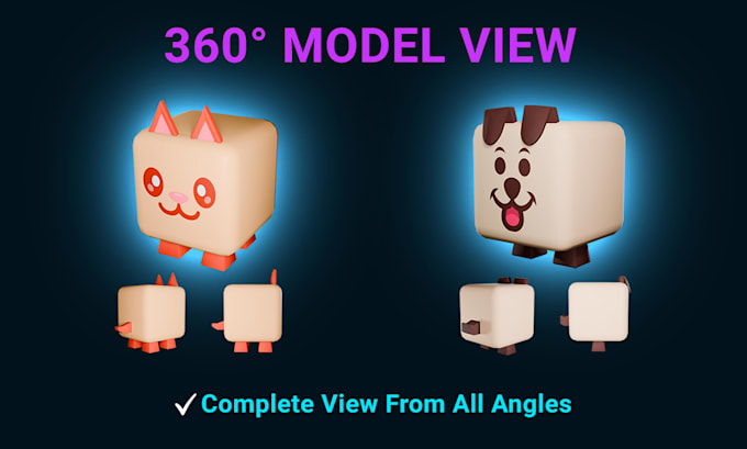 create low poly 3d pets for your roblox simulator game