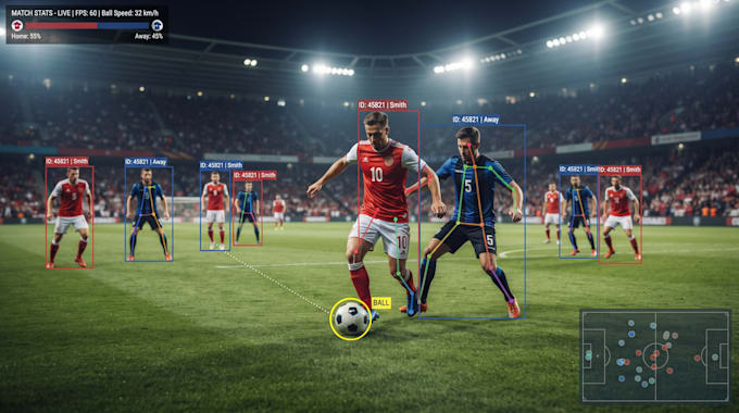 build player tracking, ball tracking, pose estimation, and sports analytics
