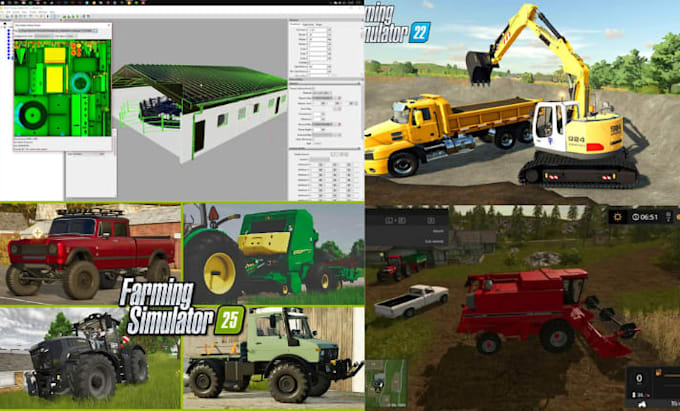 make custom for farming simulator 19 22 25 mods pallets and scripts