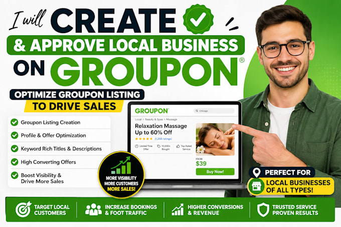 create approve local business on groupon optimize groupon listing to drive sales