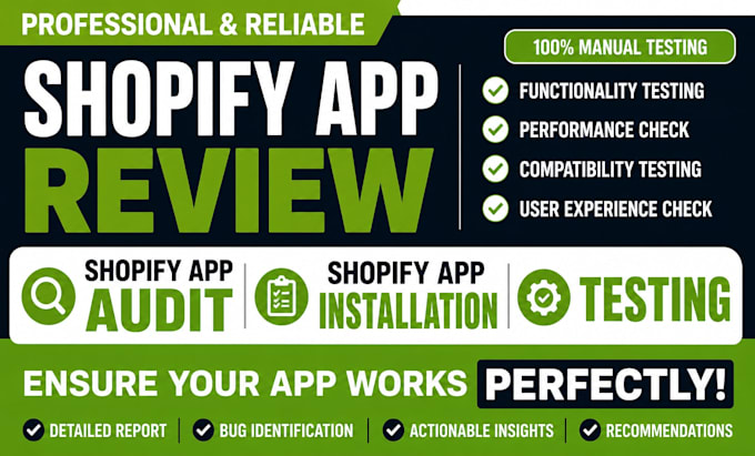 do shopify app review shopify app audit shopify app installation testing