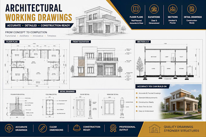 create architectural and interior drawings