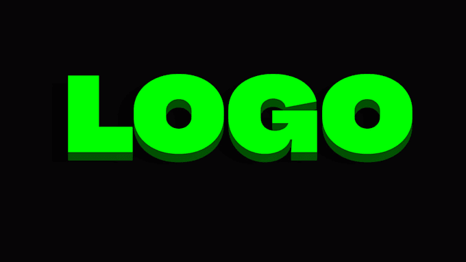 design custom 3d typography logo