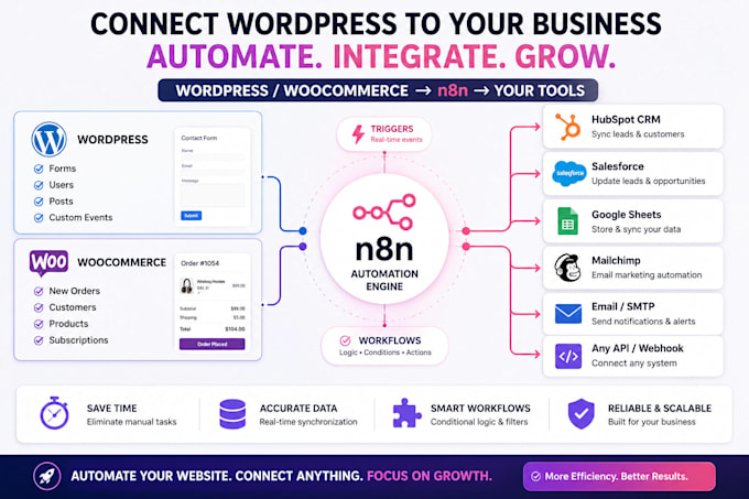 automate your wordpress website with n8n