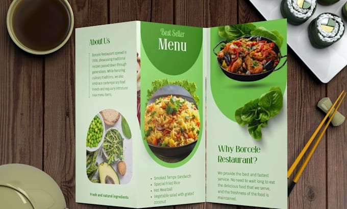 design food menu restaurant menu menu design restaurant menu trifold menu